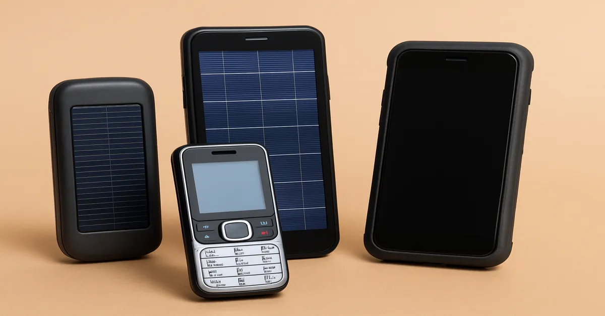 A Historical and Technological Review of Solar-Powered Mobile Phones