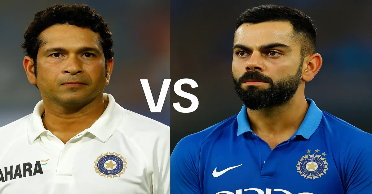 Sachin vs Virat: A Detailed Comparison of Cricket’s Greatest Icons