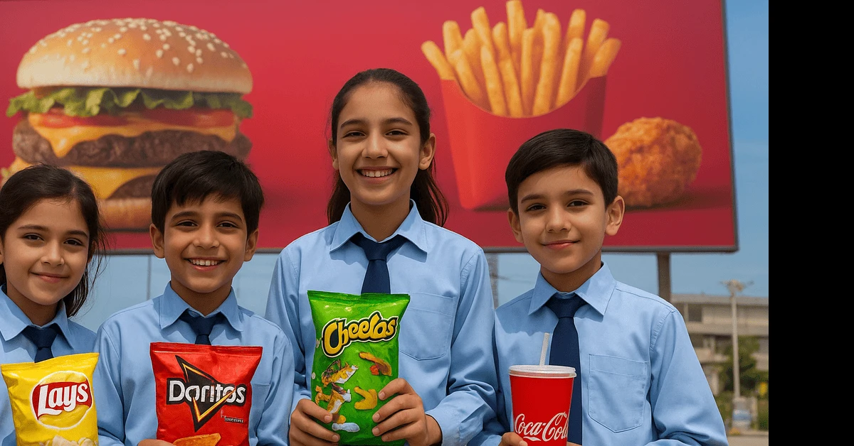 How Junk Food Ads Are Targeting Pakistani Children More Aggressively Than Anywhere Else