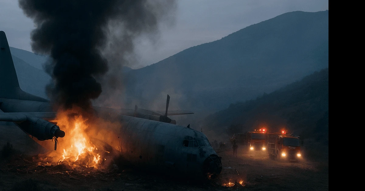 Turkish Military C-130 Crashes in Georgia: All 20 Onboard Killed